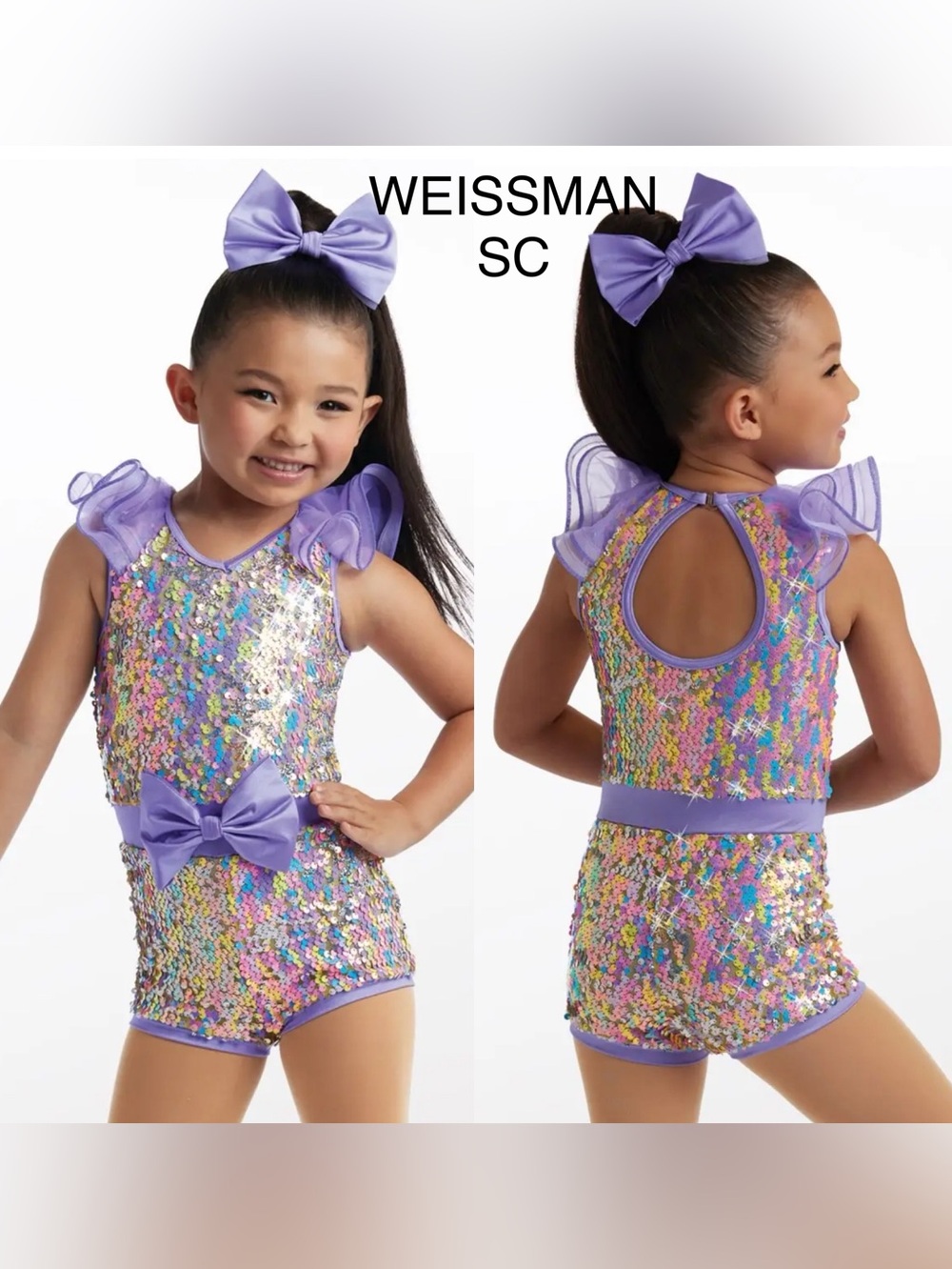Lavender sequin costume SC